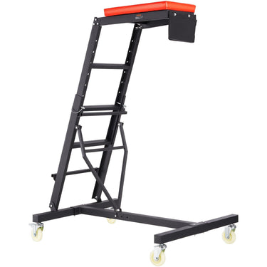 Automotive Top Creeper, with Adjustable Height 49.6" to 75.6", 400 LBS Capacity High Creeper, 4 Swivel Caster Wheels, Heavy Duty Foldable Creeper for Auto Repair and Maintenance