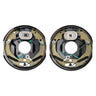 Electric Trailer Brake Assembly, 10" x 2.25", 1 Pair Self-Adjusting Electric Brakes Kit for 3500 lbs Axle, 4-Hole Mounting, Backing Plates for Brake System Part Replacement (1 Right + 1 Left)
