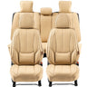 Seat Covers, Universal Car Seat Covers Full Set Seats, Front and Rear Seat, 13pcs Faux Leather Seat Cover, Full Enclosed Design, Detachable Headrest and Airbag Compatible, for Most Car SUV Truck