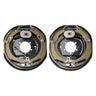 Electric Trailer Brake Assembly, 12" x 2", 1 Pair Self-Adjusting Electric Brakes Kit for 7000 lbs Axle, 5-Hole Mounting, Backing Plates for Braking System Part Replacement (1 Right + 1 Left)