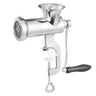 Manual Meat Grinder, 304 Stainless Steel Hand Meat Grinder with Steel Table Clamp, Meat Mincer Sausage Maker & 2 Cutting Plates, Cookie Attachment, Sausage Tube for Beef Pepper Mushroom Cookie