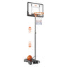Basketball Hoop, 5-7 ft Adjustable Height Portable Backboard System, 32 inch Basketball Hoop & Goal, Kids & Adults Basketball Set with Wheels, Stand, and Fillable Base, for Outdoor/Indoor