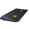 Upgraded Rubber Threshold Ramp, 1.5" Rise Wheelchair Ramp Doorway, Natural Curb Ramp Rated 33069Lbs Load Capacity, Non-Slip Textured Surface Rubber Curb Ramp for Wheelchair and Scooter Black
