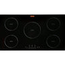 Electric Cooktop, 5 Burners, 36'' Induction Stove Top, Built-in Magnetic Cooktop 9200W, 9 Heating Level Multifunctional Burner, LED Touch Screen w/ Child Lock & Over-Temperature Protection