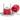 Ice Ball Press, 2.4" Ice Ball Maker, Aircraft Al Alloy Ice Ball Press Kit for 60mm Ice Sphere, Ice Press with Tong and Drip Tray, for Whiskey, Cocktail, Bourbon, Scot on Party & Holiday, Red
