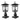 2 PCs Dusk to Dawn Outdoor Lamp Post Light Fixture 15.75in Pole Pier Mount