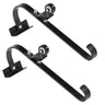 Ladder Roof Hook Stabilizer 2 Pack with Fixed Wheel & Swivel Bar Steel