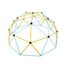 Climbing Dome, Jungle Gym Supports 750LBS and Easy Assembly, 10FT Geometric Dome Climber Play Center for Kids 3 to 10 Years Old,with Climbing Grip, Outdoor Backyard Play Equipment for Kids