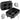 Skull Ice Cube Tray, 4-Grid Skull Ice Ball Maker, Flexible Black Silicone Ice Tray with Lid & Funnel, Funny Skull Ice Cubes 1.6"x1.8" Each for Beverage, Chocolate, etc. on Parties & Holidays