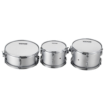 Adult Drum Set, 5-Piece, 22 inches Complete Full Size Drum Kit with Bass Toms Snare Floor Drum Adjustable Throne Stands Cymbal Hi-Hat Pedal and Drumsticks, Beginner Drum Kit for Adults, Silver