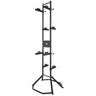 4 Bike Storage Rack, Free Standing Gravity Wall Vertical Bike Rack, Fully Adjustable Bike Rack Garage, Sturdy Steel & Easy Assemble, for Garage, Living Room, Shed, Holds Up to 260 lbs Black