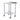 24 x 30 x 40 Inch Stainless Steel Work Table, Commercial Food Prep Worktable with Casters, Heavy Duty Prep Worktable, Metal Work Table with Adjustable Height for Restaurant, Home and Hotel