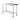 24 x 60 x 40 Inch Stainless Steel Work Table, Commercial Food Prep Worktable with Casters, Heavy Duty Prep Worktable, Metal Work Table with Adjustable Height for Restaurant, Home and Hotel
