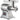 Commercial Meat Grinder,550LB/h 1100W Electric Meat Grinder, 220 RPM Heavy Duty Stainless Steel Industrial Meat Mincer w/2 Blades, Grinding Plates & Stuffing Tubes