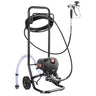 750W Stand Airless Paint Sprayer, 3000PSI High Efficiency Electric Airless Sprayer With Cart, Paint Sprayers for Home Interior and Exterior Furniture and Fences, Fine And Even Painting Effect
