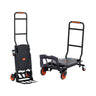 Aluminum Hand Truck, 2 in 1, 300 lbs Load Capacity, Heavy Duty Industrial Convertible Folding Hand Truck and Dolly, Utility Cart Converts from Hand Truck to Platform Cart with Rubber Wheels