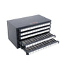 Tap Dispenser Cabinet, Five-Drawer Tap Organizer Cabinet for #2-56-#12-28 Steel Tap Dispenser Organizer Cabinet with Labels, 60-Compartment Stackable Tap Cabinet for Tap Storage