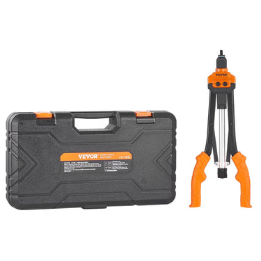 Rivet Nut Tool, 16 inch Rivnut Tool Kit with 13PCS Metric and SAE Mandrels, 186PCS Rivet Nuts, Semi-auto Retraction, M3, M4, M5, M6, M8, M10, M12, 1/4-20, 5/16-18, 3/8-16, 1/2-13, 8-32, 10-24