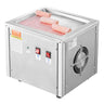 Fried Ice Cream Roll Machine, 11" x 9.5" Stir-Fried Ice Cream Pan, Stainless Steel Rolled Ice Cream Maker with Compressor and 2 Scrapers, for Making Ice Cream, Frozen Yogurt, Ice Cream Rolls