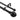 Double Rod Curtain Rods, 36-72 inches(3-6ft) Adjustable Length, Black Double Curtain Rods with Round Finials, 1" and 3/4" Diameter, Double Window Drapery Rod for Sheer and Blackout Curtains