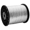 Polyester Pull Tape, 1/2" x 5249' Mule Tape Flat Rope, 1250 lbf Tensile Capacity, Printed Webbing Cable Pulling Tape for Packaging, Gardening, Commercial Electrical, Conduit Work, White