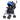 Lightweight Stroller Compact Easy Fold Adjustable Backrest Black/Blue