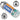 512HZ Sonde 8/5" and 1/4-20" Connectors Rigid Drain Locator for Locating & Detecting Small Sewer & Pipelines, Silver