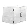 Pastry Display Case, 3-Tier Commercial Countertop Bakery Display Case, Acrylic Display Box with Rear Door Access & Removable Shelves, Keep Fresh for Donut Bagels Cake Cookie, 20.7"x14.2"x16.3"