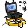 Sewer Camera, 150FT, 9" Screen Pipeline Inspection Camera with DVR Function & 8 GB SD Card, Waterproof IP68 Borescope w/LED Lights, Industrial Endoscope for Home Wall Duct Drain Pipe Plumbing