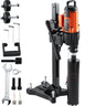 Diamond Core Drilling Machine, 10in Wet Concrete Core Drill Rig with Stand Wheels, 750RPM Speed & 1-1/4" Thread & Lifting Handle, 10in Drilling Diameter for Concrete Brick Block Stone, 2500W