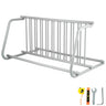10 Holders Floor Bike Rack, 59" Length All-Steel Grid Bike Rack, 10-Bike Capacity Dual-Side Storage Stand for Garages Streets Yards Bike Events