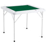 Mahjong Table 4 Player Folding Card Table & Table Mat Cup Holder Chip Tray