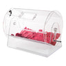 Acrylic Raffle Drum,Professional Raffle Ticket Spinning Cage with 2 Keys, Transparent Lottery Spinning Drawing, Holds 10000 Tickets or 300 Raffle Balls, Raffle Ticket Box for Lottery Games Bing