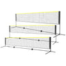 Badminton Net, Height Adjustable Volleyball Net, 17ft Wide Foldable Pickleball Net, Portable Easy Setup Tennis Net Set with Poles, Stand and Carry Bag, for Kids Backyard Game Indoor Outdoor Use