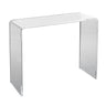 Acrylic Console Table, Clear Acrylic End Table, Transparent Acrylic Side Table 38.2x15x29.3 inch, for Foyer, Living Room, Dining Room