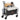 Collapsible Folding Wagon, 2 cu.ft Beach Wagon Cart with All-Terrain 5in Wheels, Heavy Duty Folding Wagon Cart 220 lbs Weight Capacity with Drink Holders, Wagon for Camping, Shopping, Garden