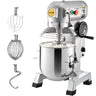 Commercial Food Mixer, 15Qt Commercial Mixer with Timing Function, 500W Stainless Steel Bowl Heavy Duty Electric Food Mixer Commercial with 3 Speeds Adjustable 113/184/341 RPM