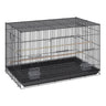 30 inch Bird Cage, Metal Large Parakeet Cages for Cockatiels Small Parrot Budgies Lovebirds Canaries, Pet Bird Cage with Rolling Stand and Tray