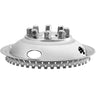 16-inch Wheel Simulators, 304 Stainless Steel Wheel Simulator Kit with Mirror Polished Finish, 2 Front and 2 Rear Wheel Covers Fit for Ford F350 (1974-1998), 4 pcs