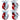 4 Pack 6 x 2 Inch Caster Wheels 2 Rigid and 2 Swivel Casters with Side Brake Polyurethane Iron Core Plate 1000LBS Capacity Per Wheel