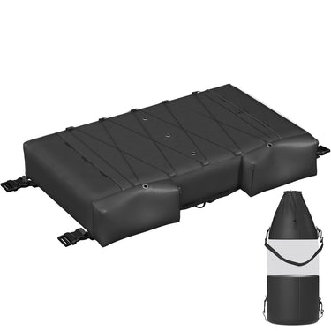 T-Top Storage Bag, for 6 Type II Life Jackets, w/ a Boat Trash Bag, 600D Oxford Fabric Life Vests Storage Bag for Most T-Top Boats, Bimini Tops and Pontoon Tops (Life Jackets not Included)