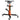 Transmission Jack, 1/2Ton/1100lbs Capacity Hydraulic Telescopic Transmission Jack, 2-Stage Floor Jack Stand with Foot Pedal, 360° Swivel Wheel, Garage/ Shop Lift Hoist, Orange