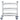 Stainless Steel Cart, 3 Layers Lab Utility Cart 400 lbs Weight Capacity, Medical Cart with Lockable Universal Wheels, for Lab, Clinic, Kitchen, Salon