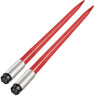 Pair Hay Spear 39" Bale Spear 3000 lbs Capacity, Bale Spike Quick Attach Square Hay Bale Spears 1 3/4", Red Coated Bale Forks, Bale Hay Spike with Hex Nut & Sleeve for Buckets Tractors Loaders