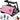 Mug Heat Press, 11-30oz Tumbler Heat Press Machine, Sublimation Transfer Straight Skinny Tumblers, Cup Heat Press with Heat-resist Gloves & Tape, DIY Ceramic Mugs Cups Glasses, As Gift, Pink