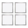 Screen Printing Kit, 4 Pieces Aluminum Silk Screen Printing Frames, 20x20inch Silk Screen Printing Frame with 110 Count Mesh, High Tension Nylon Mesh and Sealing Tape for T-shirts DIY Printing