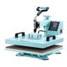 Heat Press Machine 15x15 in 5 in 1 with 30oz Tumbler Press T-Shirts Green