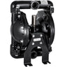 Air-Operated Double Diaphragm Pump 1 inch Inlet Outlet Aluminum 35 GPM Max 120PSI for Industrial Use, QBY4-25LF46-1inch-35