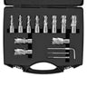 Annular Cutter Set, 13 pcs Weldon Shank Mag Drill Bits, 7/16" to 1-1/16" Cutting Diameter, 1" Cutting Depth, M2AL HSS, 2 Pilot Pins, Hex Wrench and Portable Case, for Using with Magnetic Drills