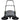 Walk-behind Hand Push Floor Sweeper, 25.6" Sweeping Width Floor Sweeper Manual Non-Electric, 5-Gallon Waste Container, Angle & Height Adjustable Folding Handle for Walkway, Yard, Garage, Patio